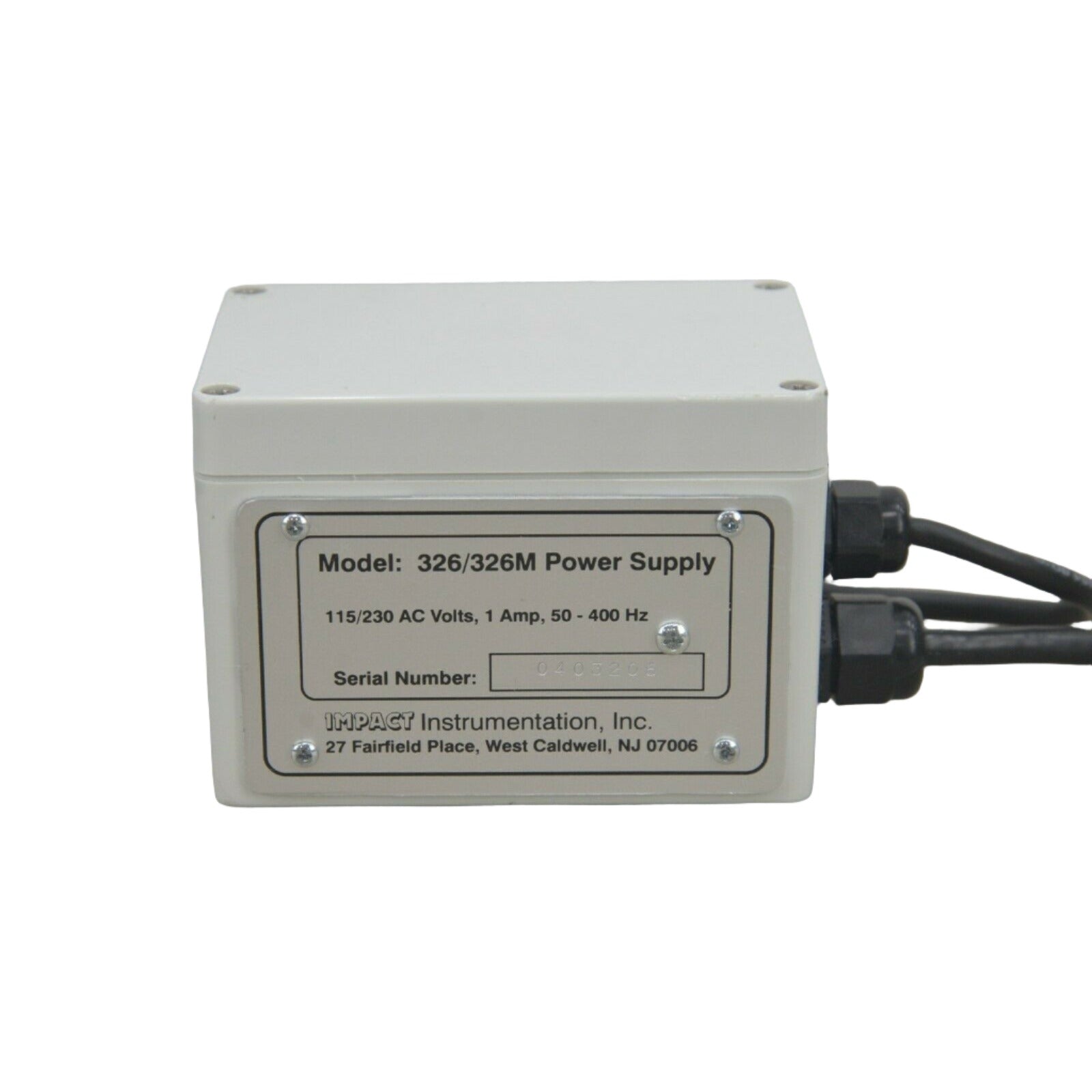 Impact Instrumentation-Impact ultra-lite 326 / 326M AC Charger Assy, Recertified-MedTech-1